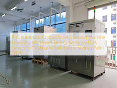 PLC 자동 제어 팔레트 세척기, 80L 액체 탱크 용량 및 5~15분 건조 시간, 다양한 팔레트 유형에 적합