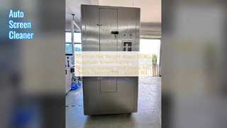 550KG 스크린 클리너 자동 청소 및 건조