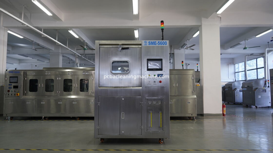 가스 압력 범위 0.4-0.6Mpa PCB 세척기 세척 공정 전자 조립 라인 세척 결과 보장