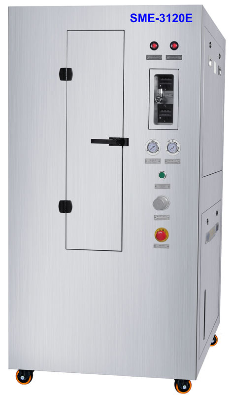 SME-3120E 솔더 페이스트 및 적색 접착제용 비표준 sus304 스테인레스 스틸 공압 스텐실 세척 시스템