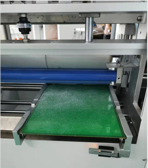 접착 롤러 및 종이 롤이 있는 smt 라인용 인라인 PCB 표면 먼지 클리너