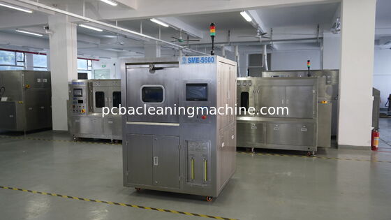 가스 압력 범위 0.4-0.6Mpa PCB 세척기 세척 공정 전자 조립 라인 세척 결과 보장